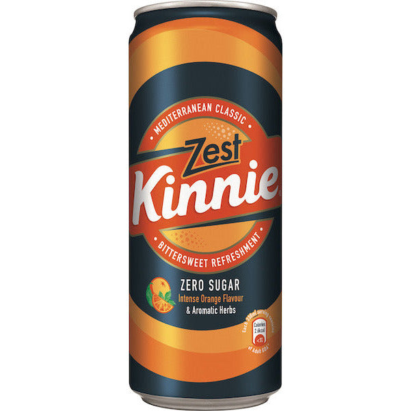 Kinnie Zest, 0,33L blik (x24) - kinnie-benelux